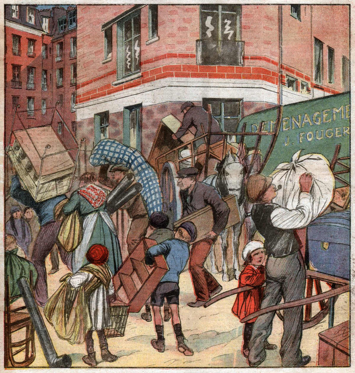 Sociale huisvesting in Frankrijk door Ferdinand Georg Waldmuller