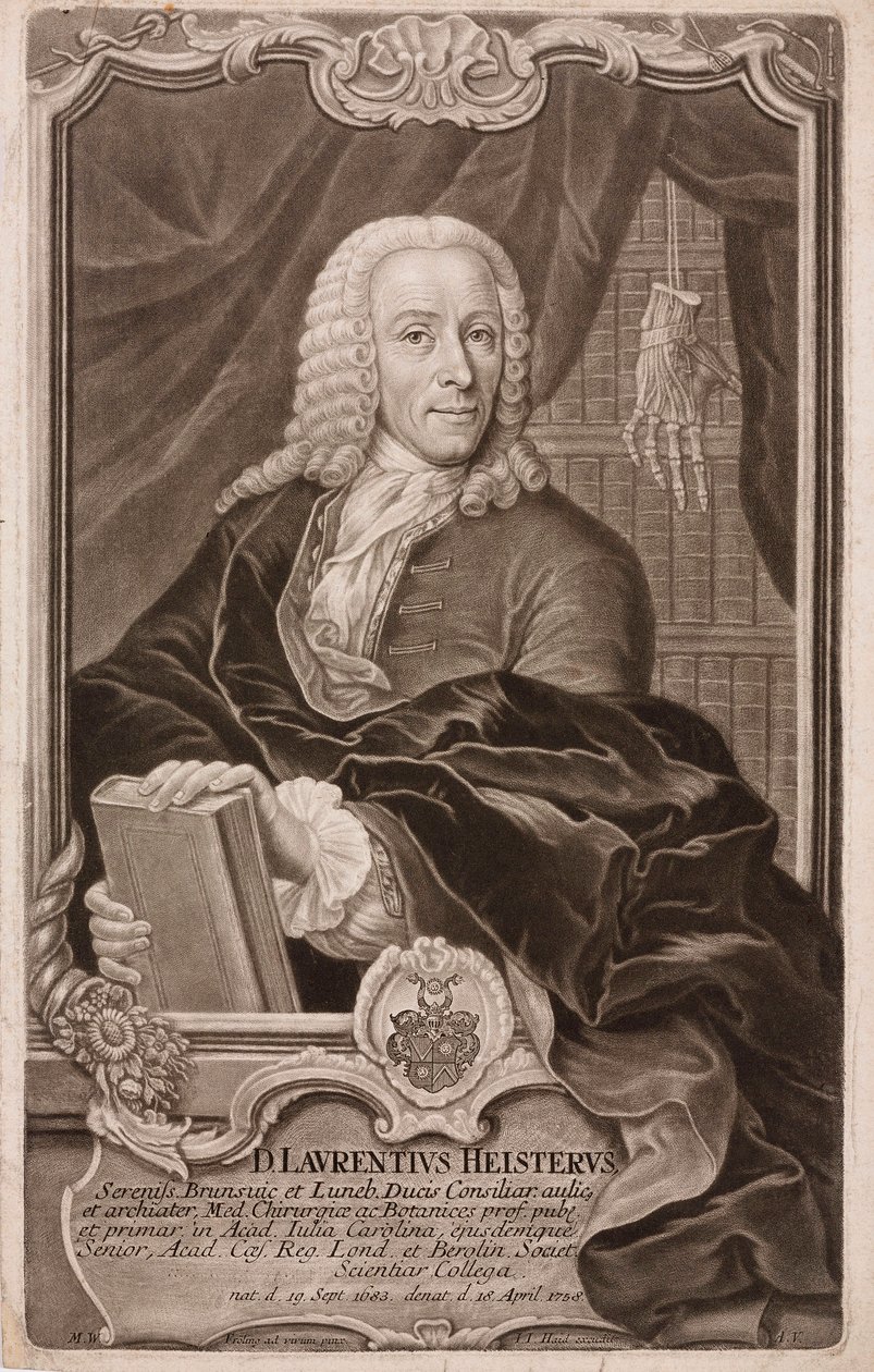 Lorenz Heister, Duitse chirurg door Henry Charles Fehr