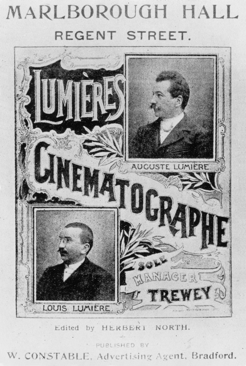Lumière broers advertentie, c 1896 door John Pardon