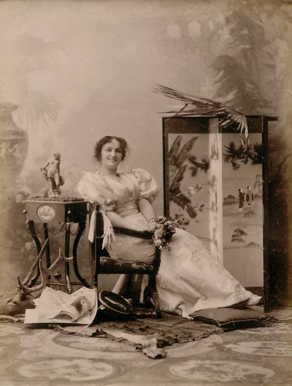 Lyrische theateractrice - Theateractrice door Henry Charles Fehr