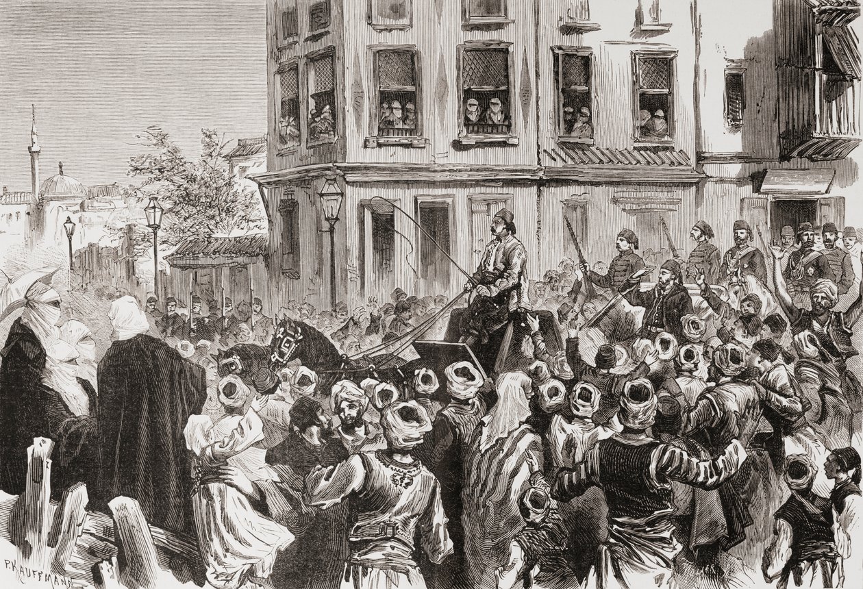 Osman Pasha keert terug naar Constantinopel in 1878 door . .