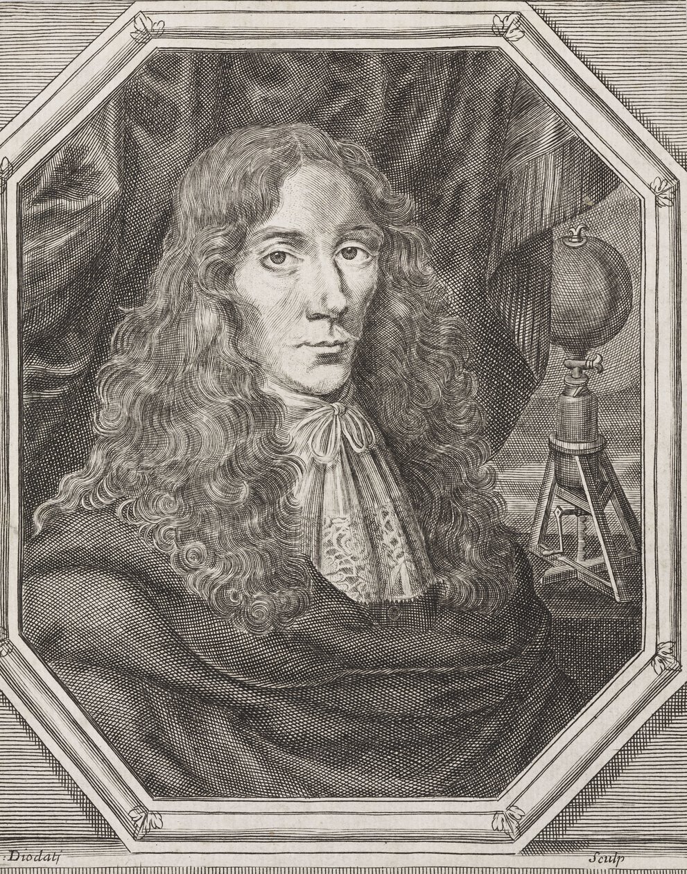 Robert Boyle, Ierse natuurkundige en chemicus, ca. 1670 door Frederick (attr. to) Barnard