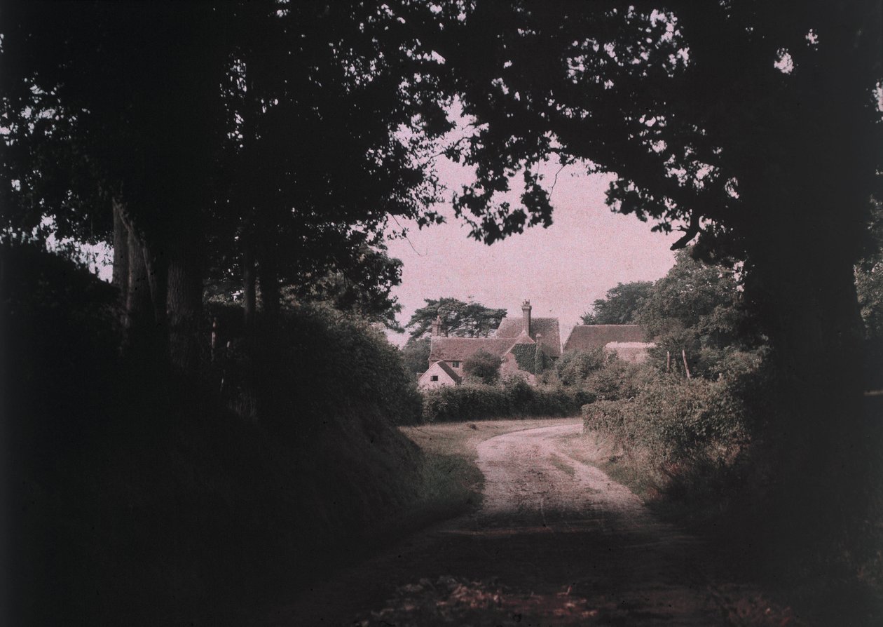 Zomerdroom Fotografie door Arthur E Morton, lid van The Society of Colour Photographers, hij experimenteerde met de processen en technieken van vroege kleurenfotografie aan het begin van de 20e eeuw door Frederick (attr. to) Barnard
