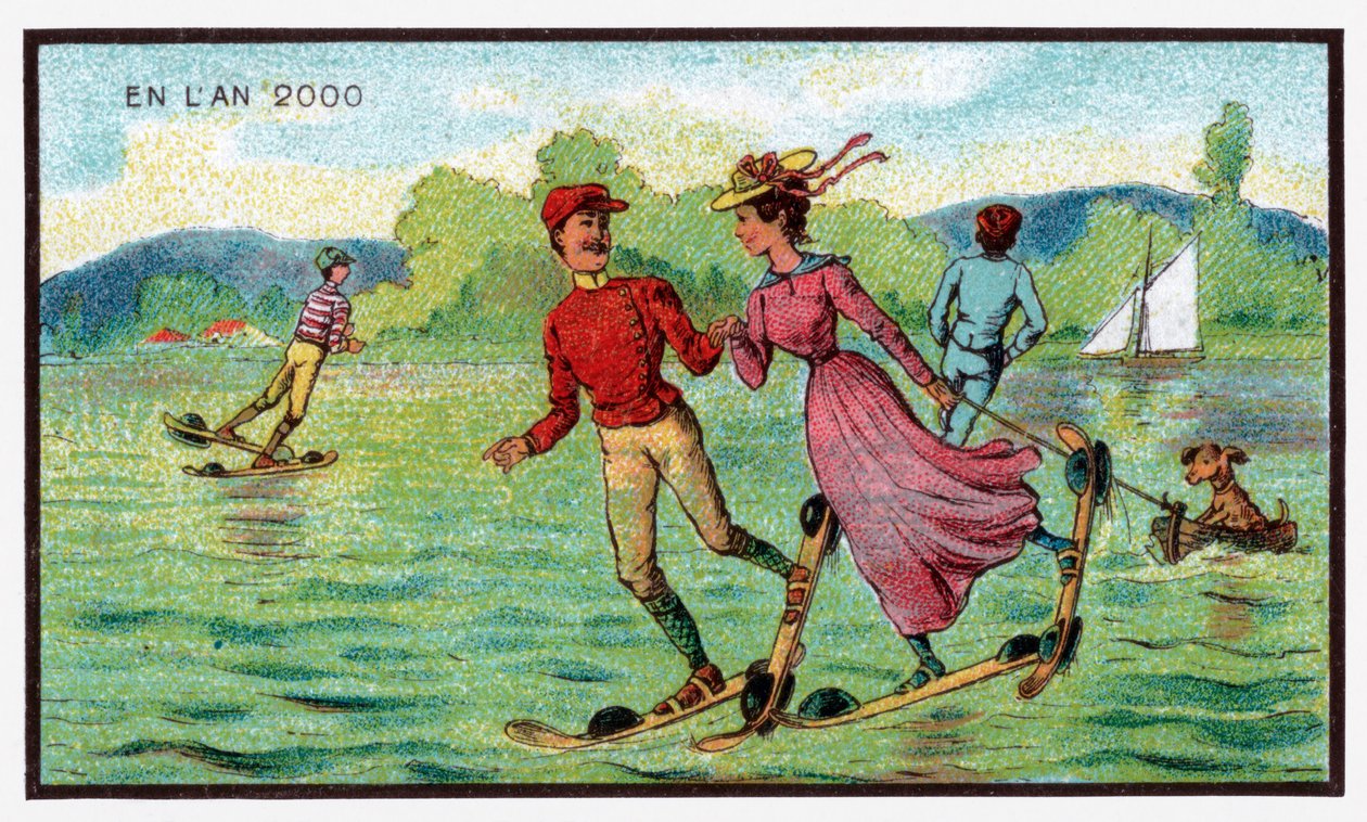 Waterschaatsen door . .