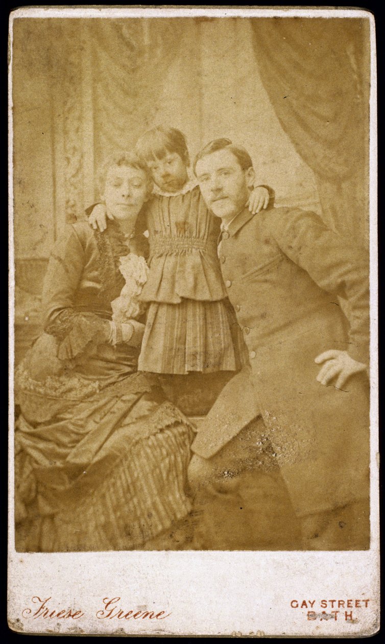 William Friese-Greene, cinematograaf, en familie, ca. 1880 door Henry Charles Fehr