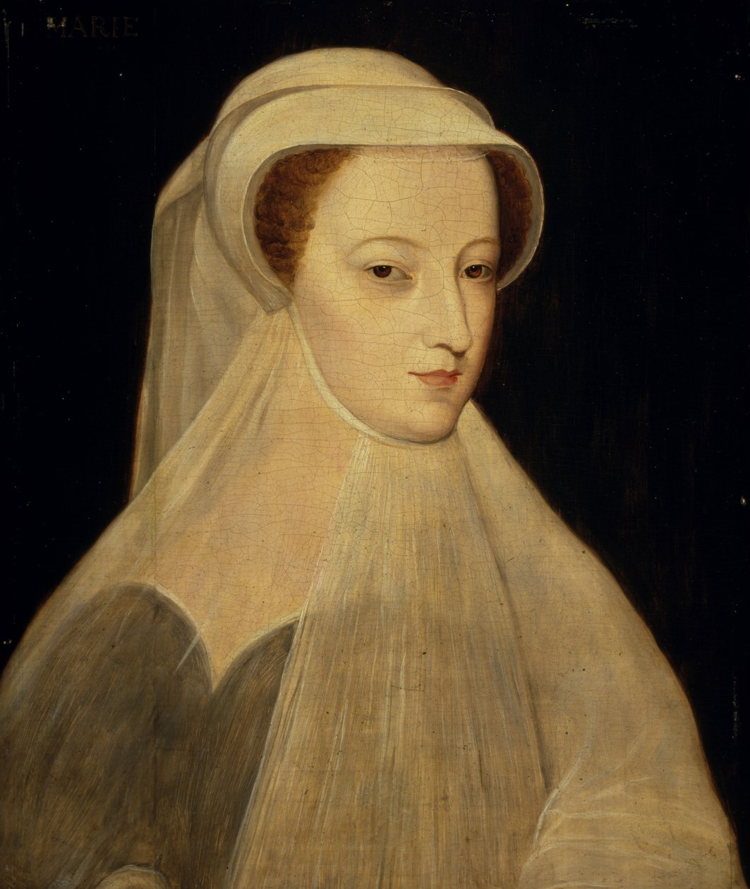 Mary, Queen of Scots, 1542 - 1587. Geregeerd 1542 - 1567 in witte rouw door François Clouet