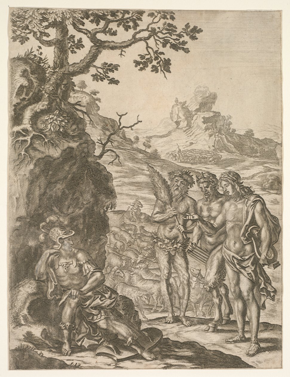 Aeneis door after Francis Cleyn