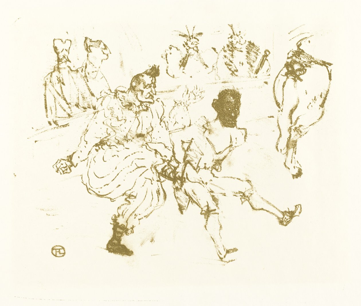 Footit en Chocolat door after Henri de Toulouse Lautrec