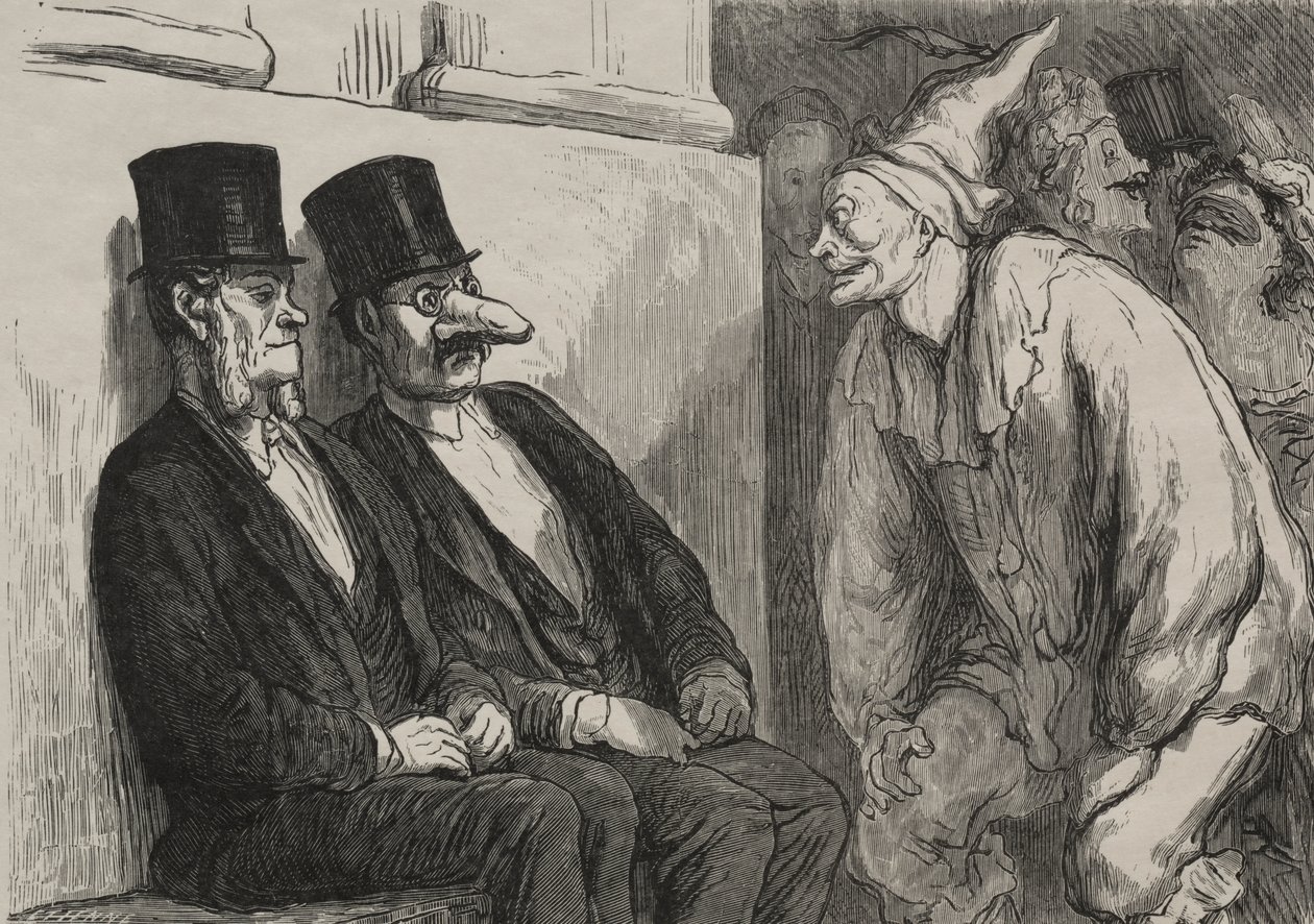 Op het Bal van de Opera: Je Hebt te Veel Plezier door after Honoré Daumier