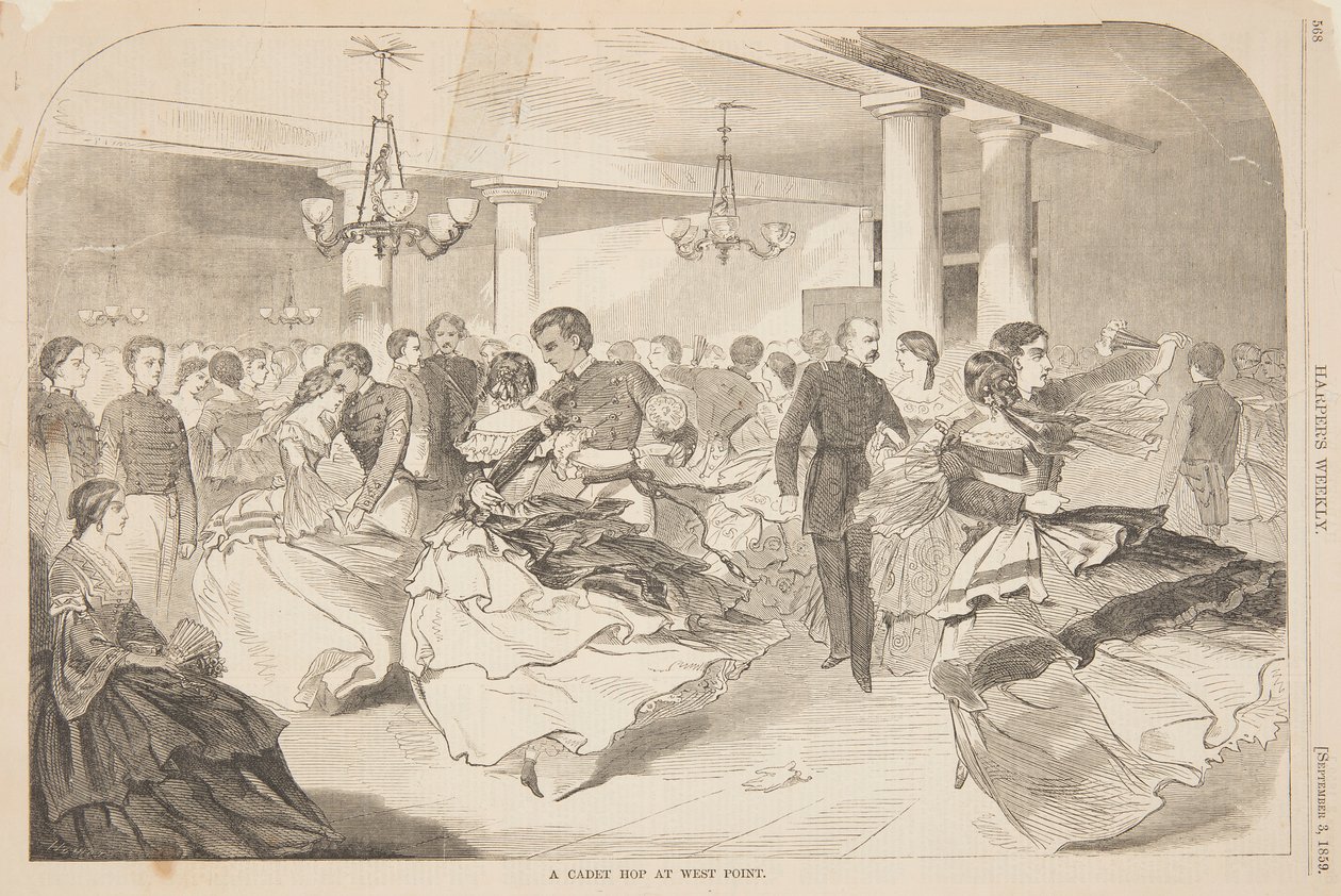 Een cadettenbal op West Point door after Winslow Homer
