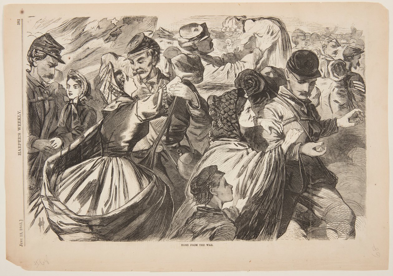 Thuis van de oorlog door Winslow Homer