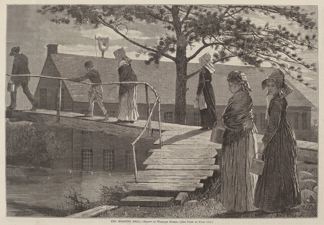 De ochtendbel door after Winslow Homer
