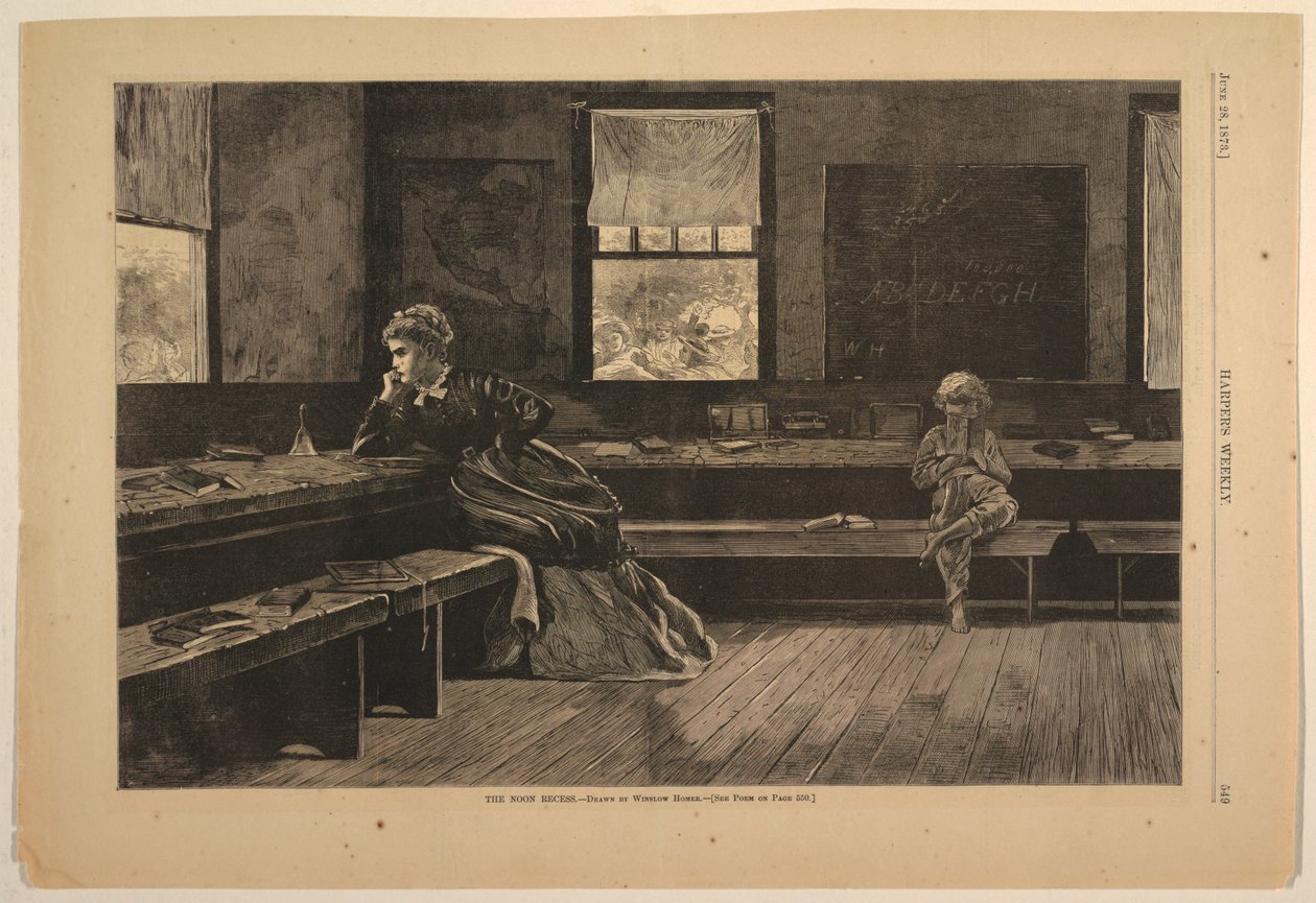 De middagpauze door Winslow Homer