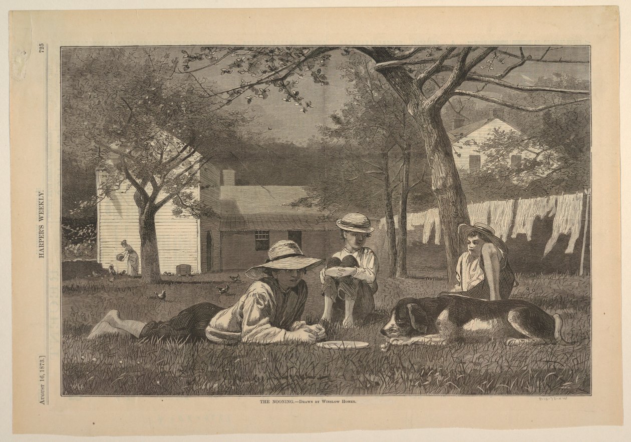 De Middagpauze door Winslow Homer
