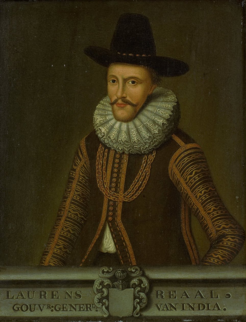 Portret van Laurens Reael, Gouverneur-Generaal van Nederlands-Indië door anonymous (copy after)