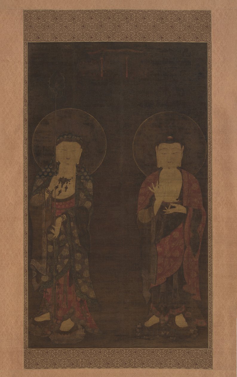 Amitabha en Kshitigarba door anonymous 