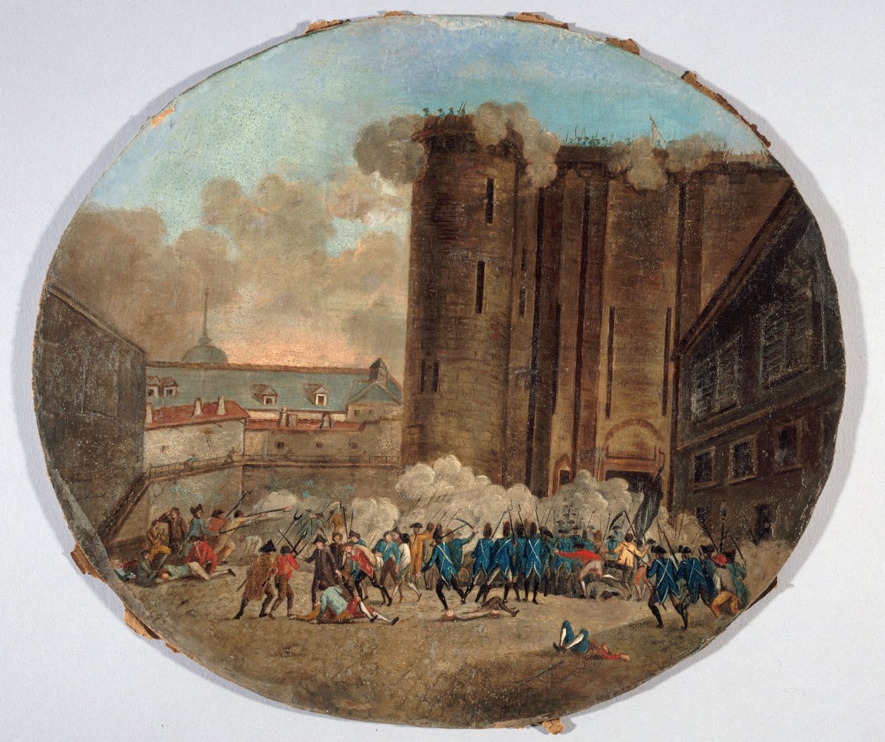 Frans: Prise de la Bastille, 14 juli 1789 (P707-1) door anonymous 