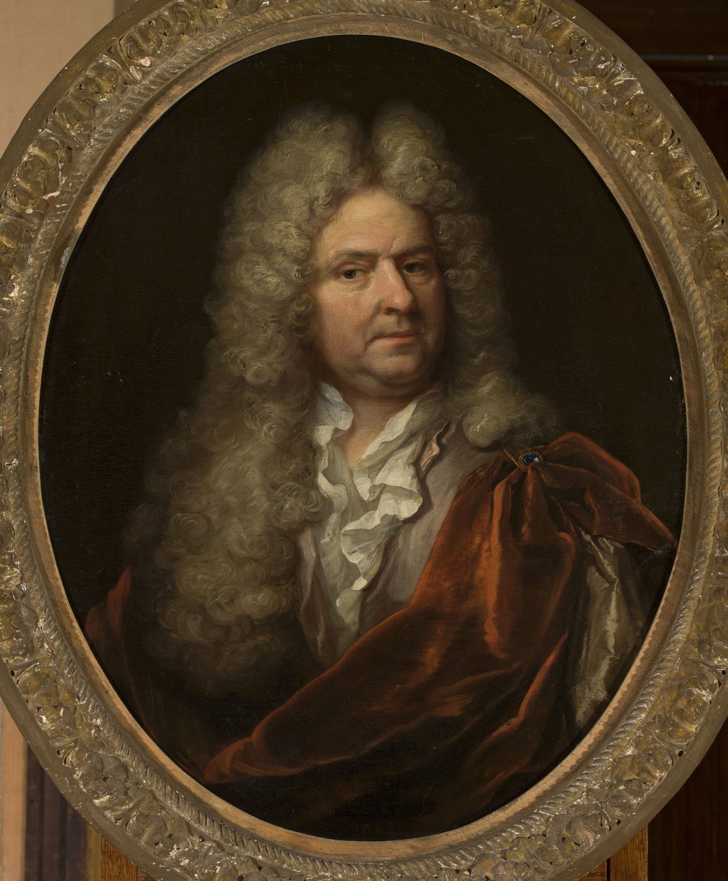 Portret van een man met een pruik door anonymous 