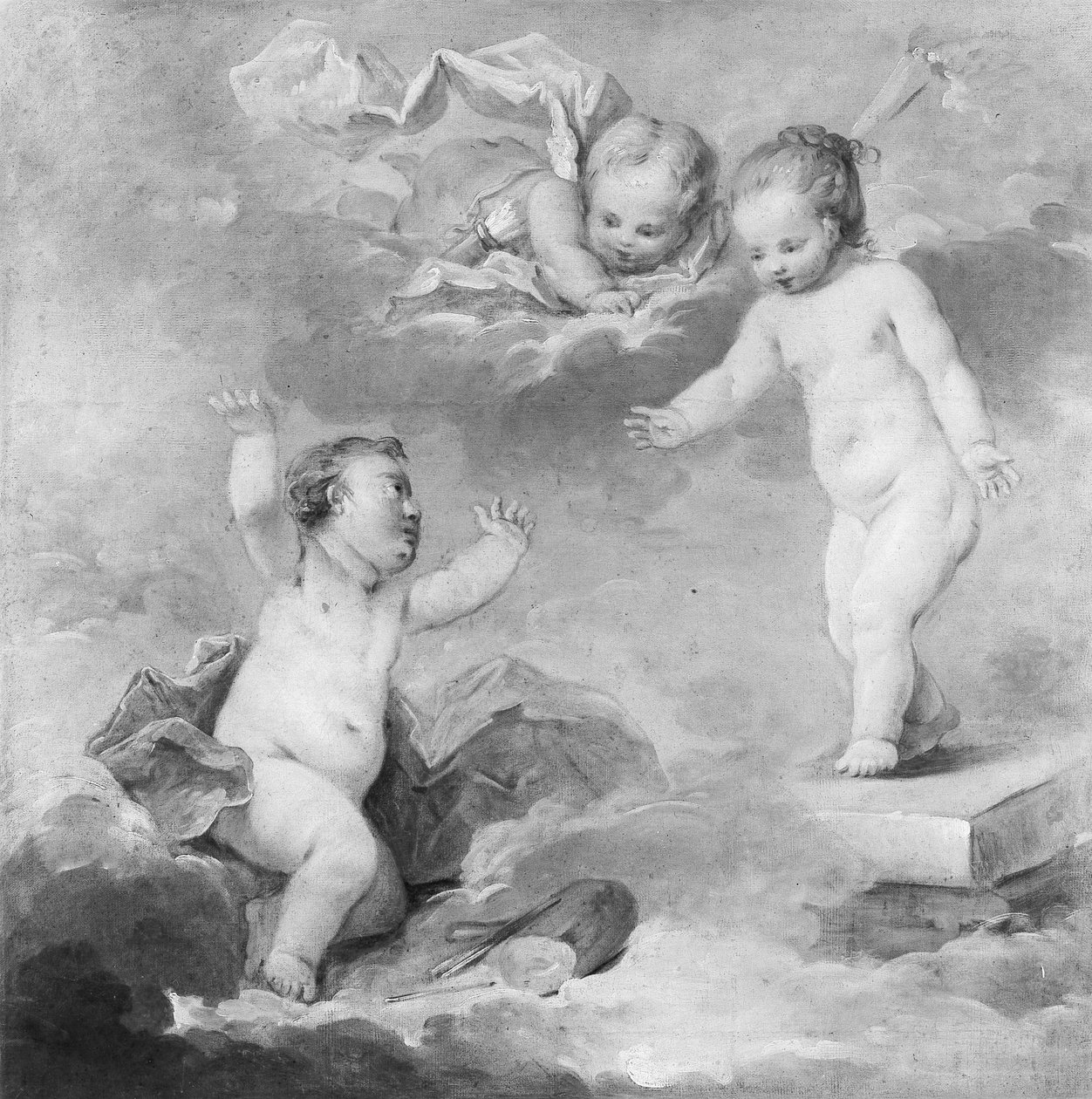 Pygmalion en Galatea als baby