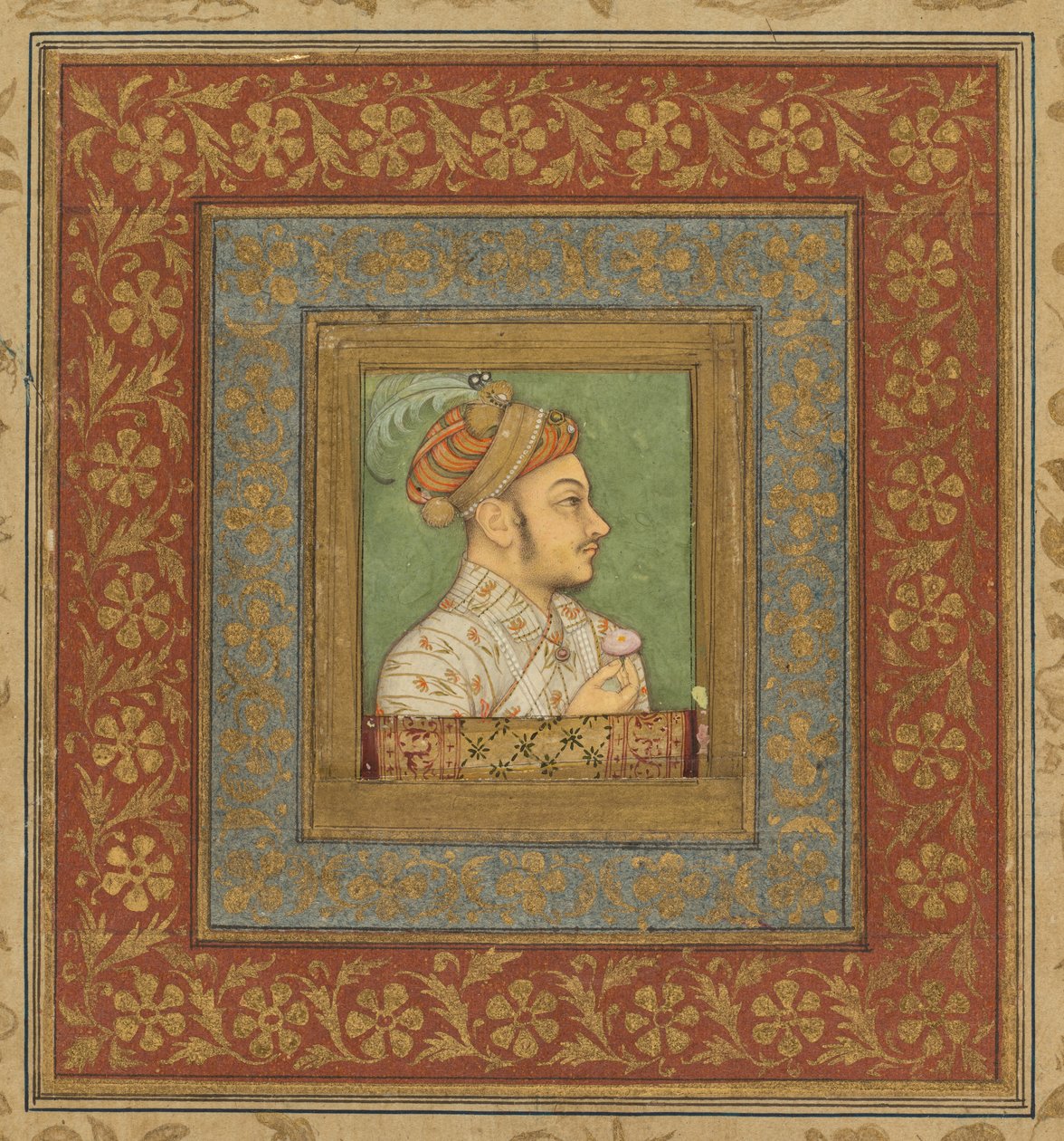 Portret van Murad Bakhsh (1624-1661) door attributed to Balchand