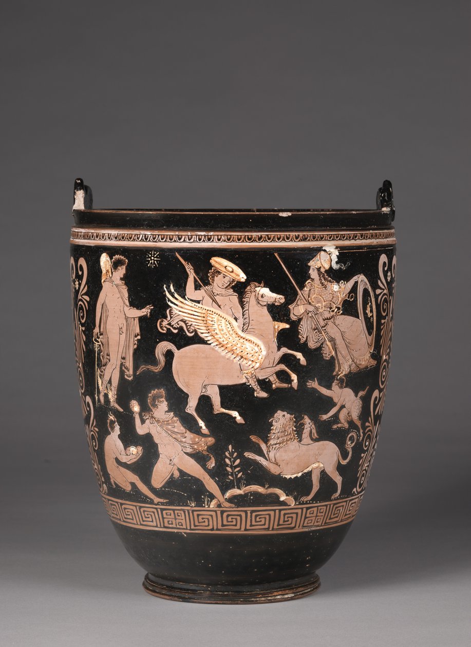 Apulische Situla, c. 350 v.Chr. door attributed to. Group of the Dublin