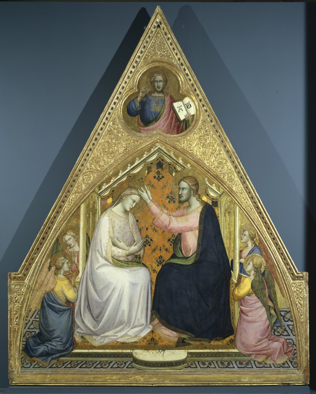 De kroning van de Maagd door c.1370-1425 Lorenzo Monaco