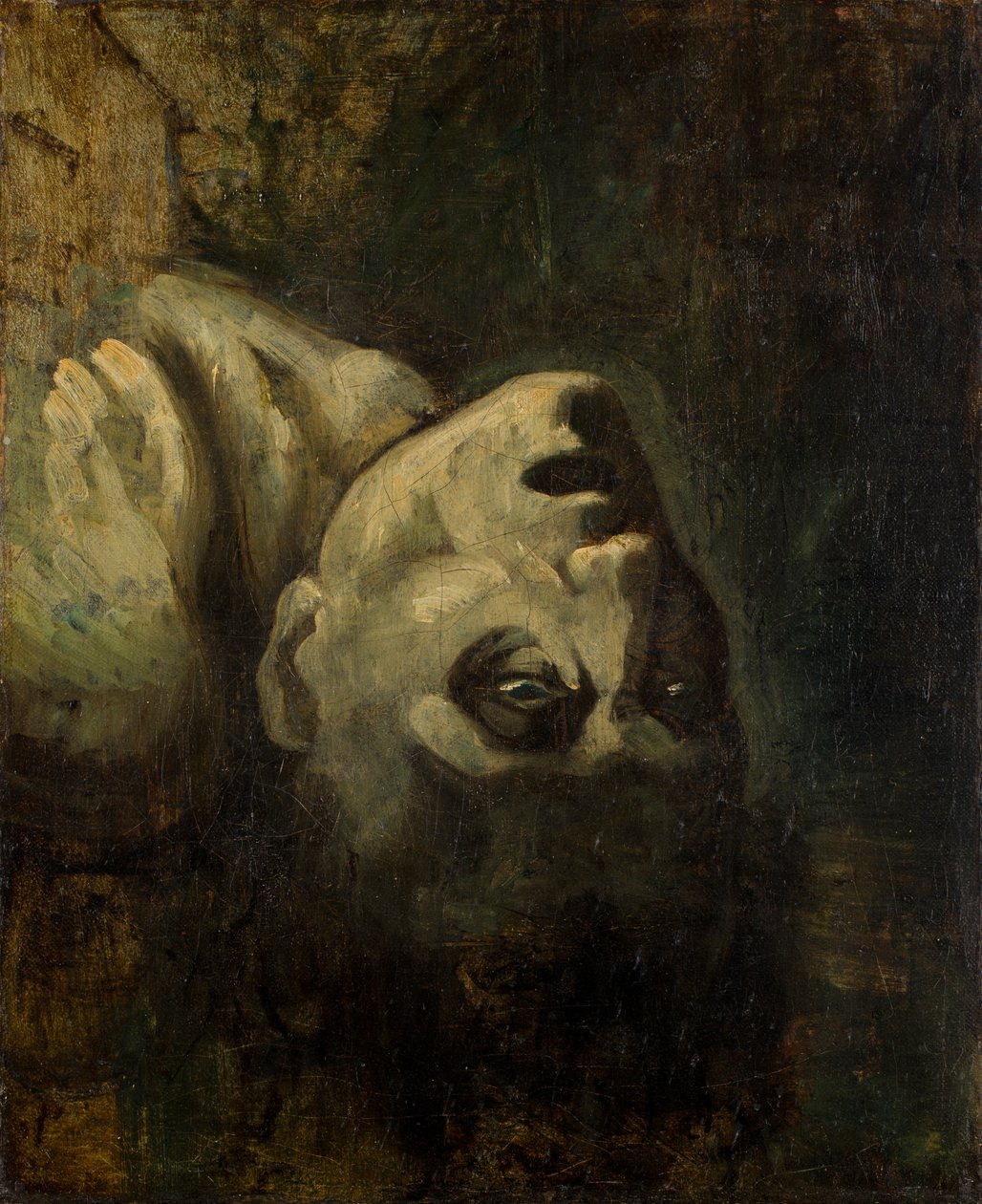 Hoofd van een verdronken man door circle of Théodore Géricault