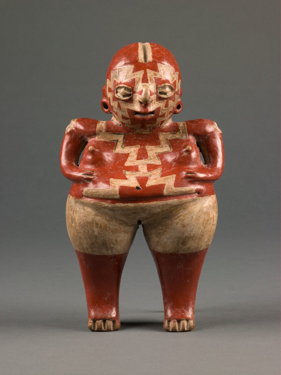 Vrouwenfiguur, Late Formatieve periode, ca.500-0 v.Chr. (keramiek) door culture Chupícuaro