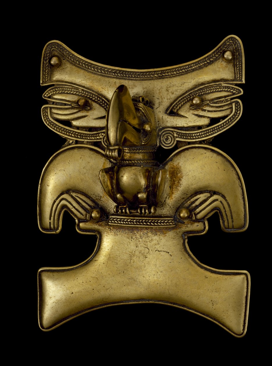 Hanger van een Sjamaan die in een Toekan Verandert, 500-1550 AD door culture Tairona