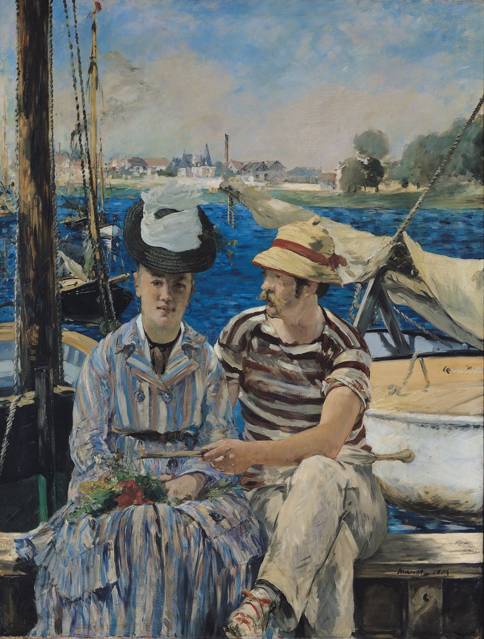 Argenteuil, 1874 door Édouard Manet