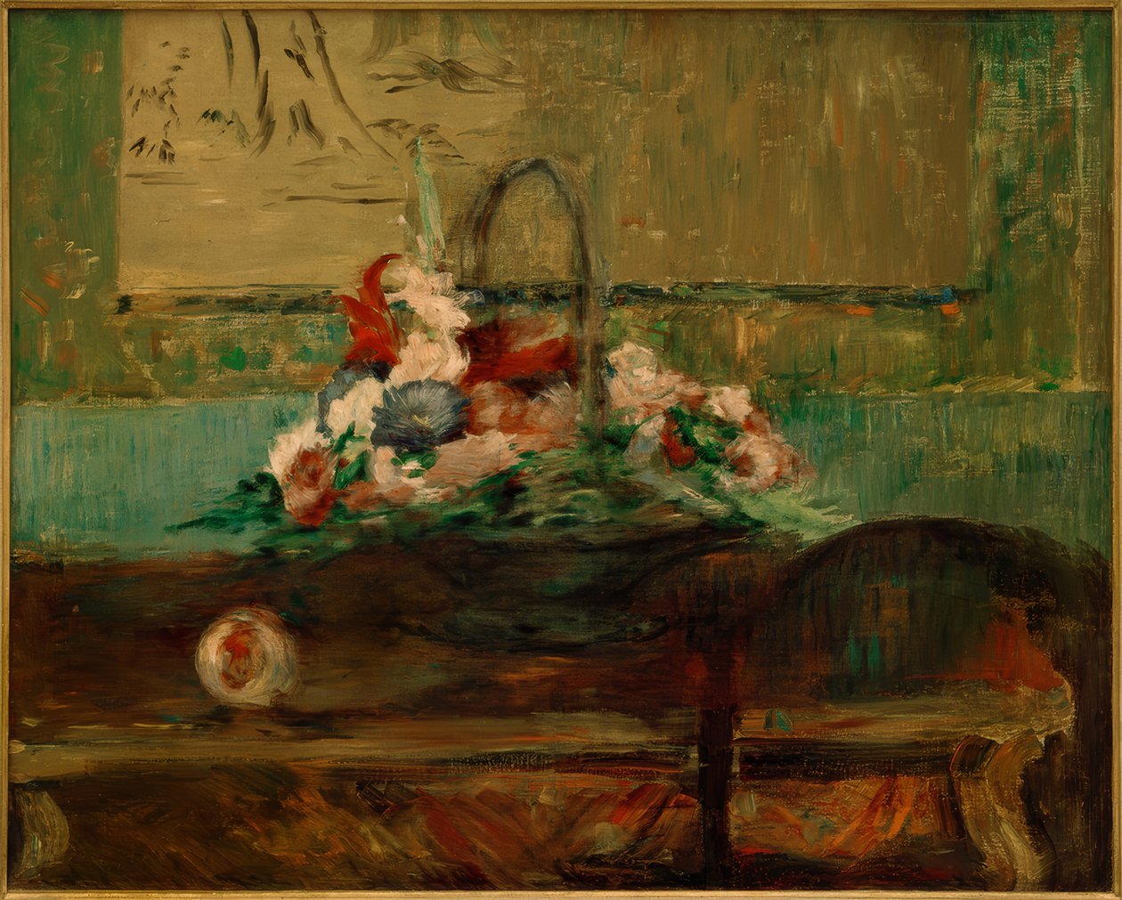 Bloemenmand door Édouard Manet