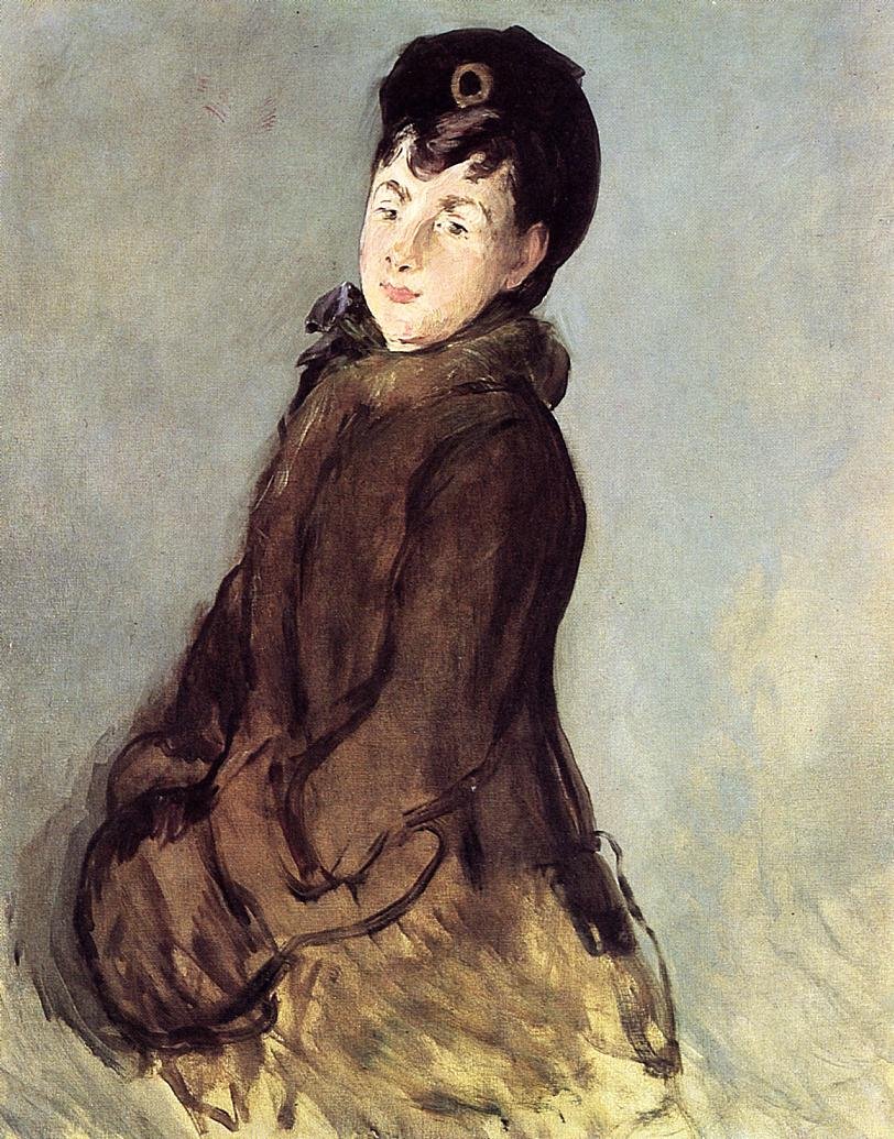 Portret van Isabelle Lemonnier door Édouard Manet