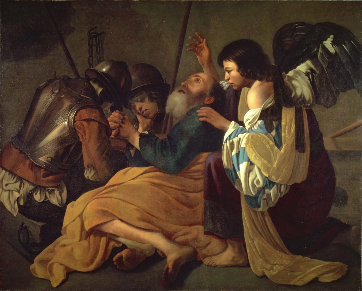 Bevrijding van Sint-Pieter door Hendrick ter Brugghen