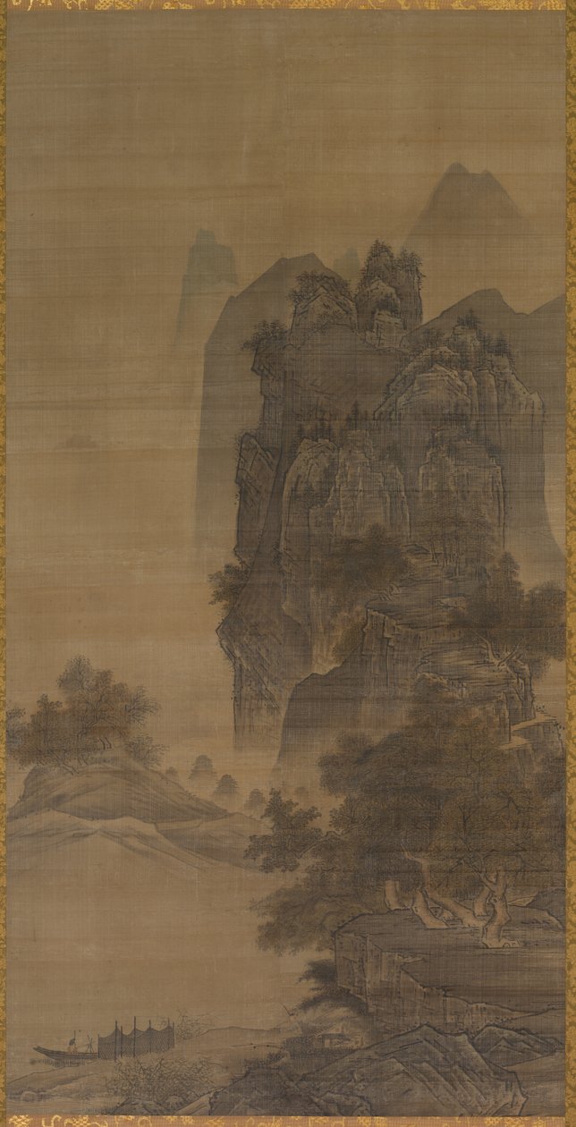 Landschap door follower of Sesshū Tōyō