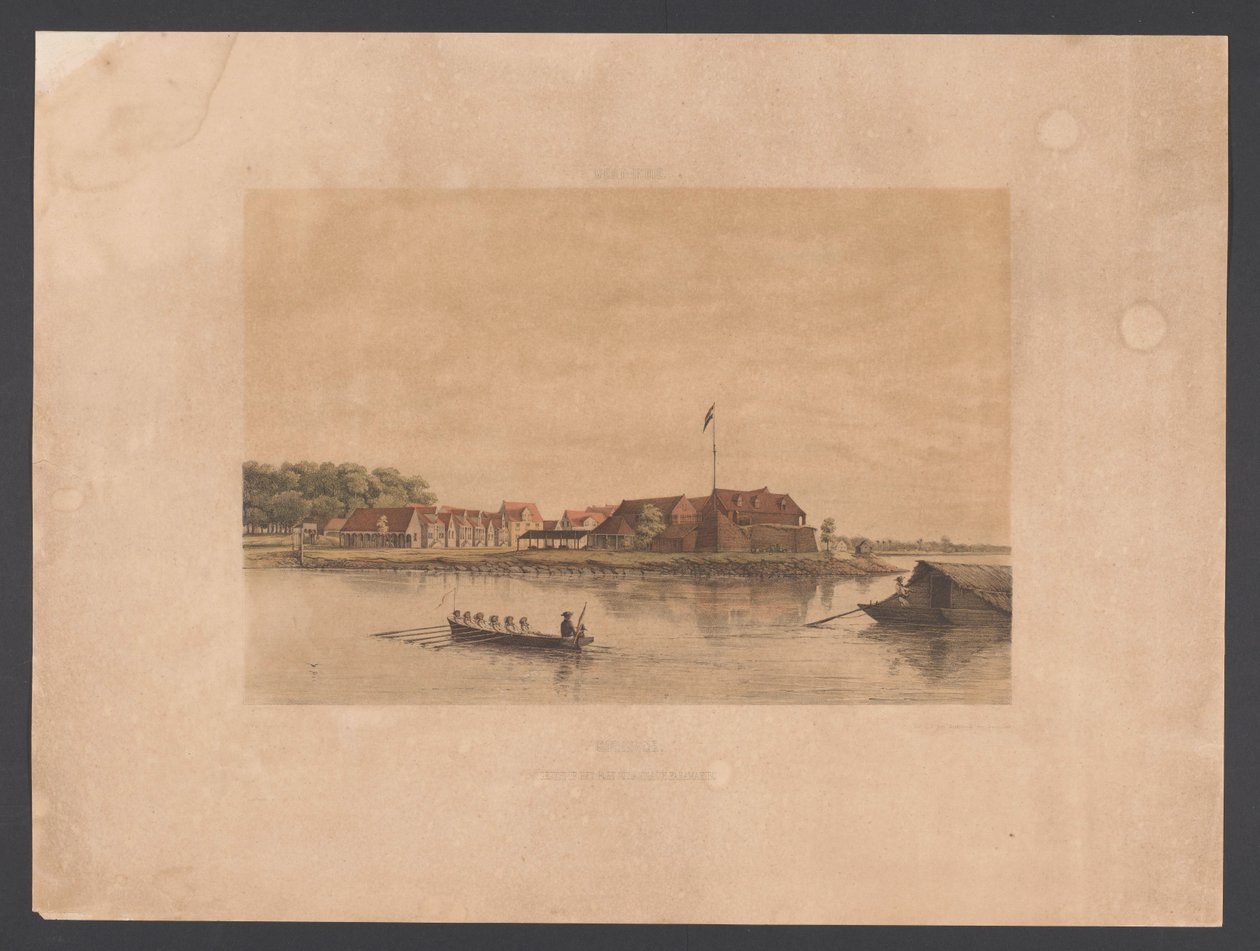Fort Zeelandia te Paramaribo door jonkheer Jacob Eduard van Heemskerck