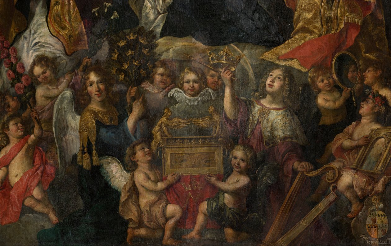 Parochiekerk (Sint-Walburgakerk). Schilderij. Nicolas De Liemaeckere door or Liemaecker Nicolaas de Liemakere