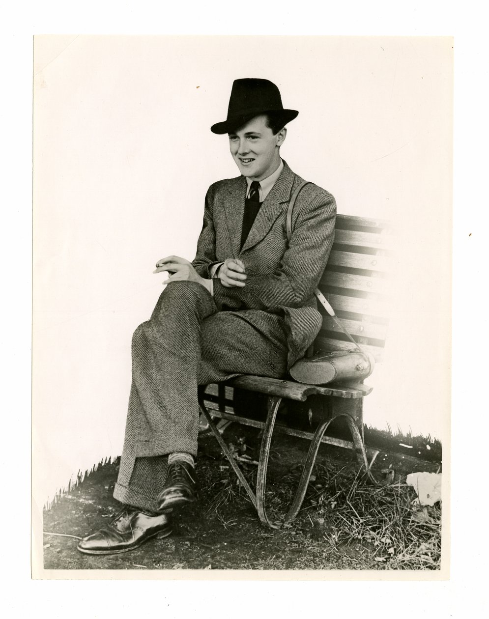 Lord Burlington, ca. 1938 (zwart-wit foto) door Unbekannt Unbekannt