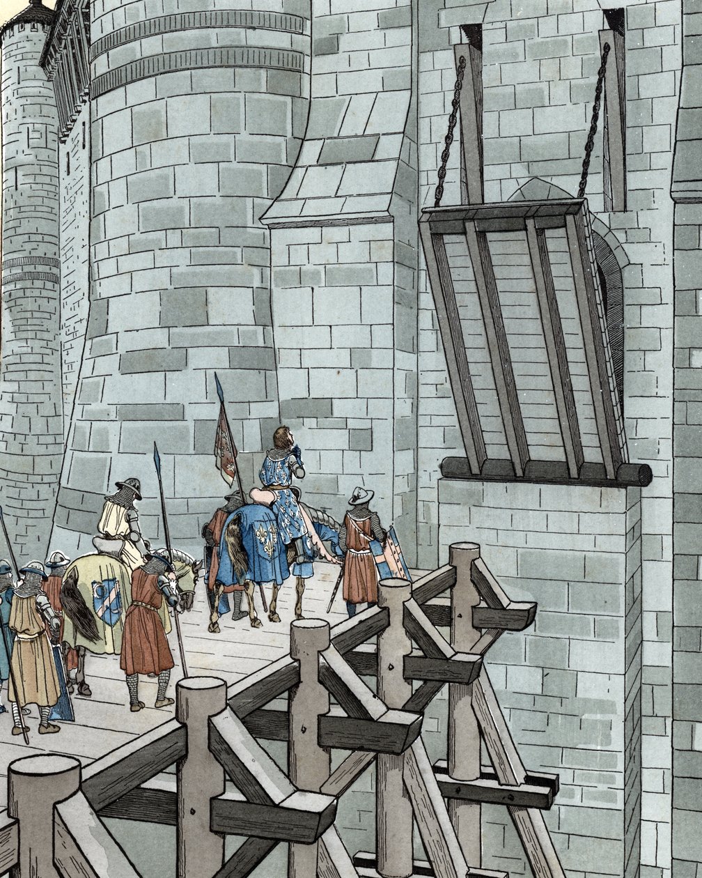 Honderdjarige Oorlog: Philippe VI van Valois vraagt asiel aan in het Kasteel van Broye (1346) door pseudonym for Onfray de Breville Jacques Job