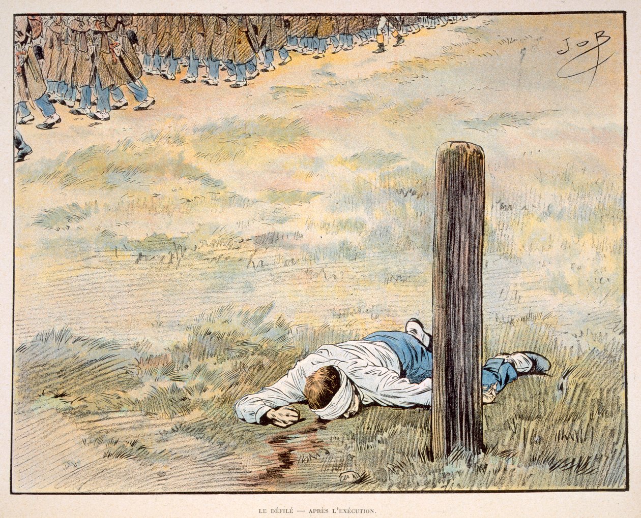 De Besmette - Na de Executie door pseudonym for Onfray de Breville Jacques Job