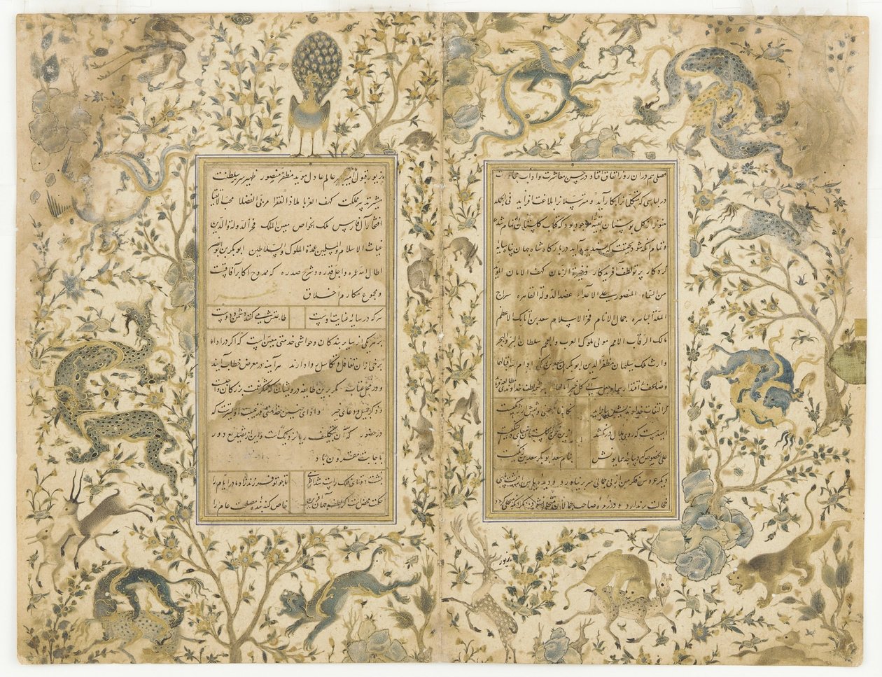 Een manuscript van de Gulistan (Rozentuin) door Sa