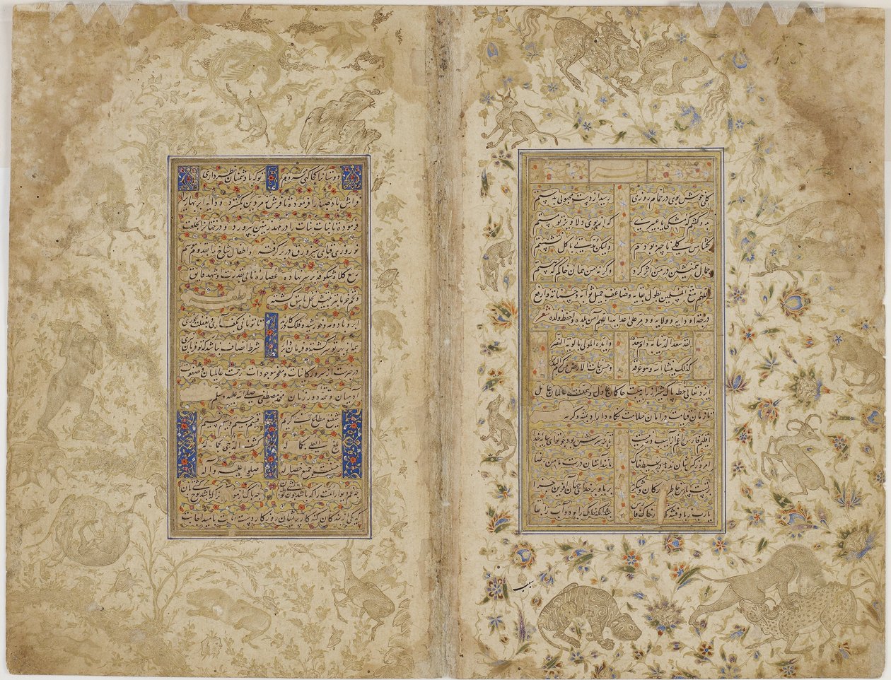 Losse folio uit een Gulistan (Rozentuin) van Sa
