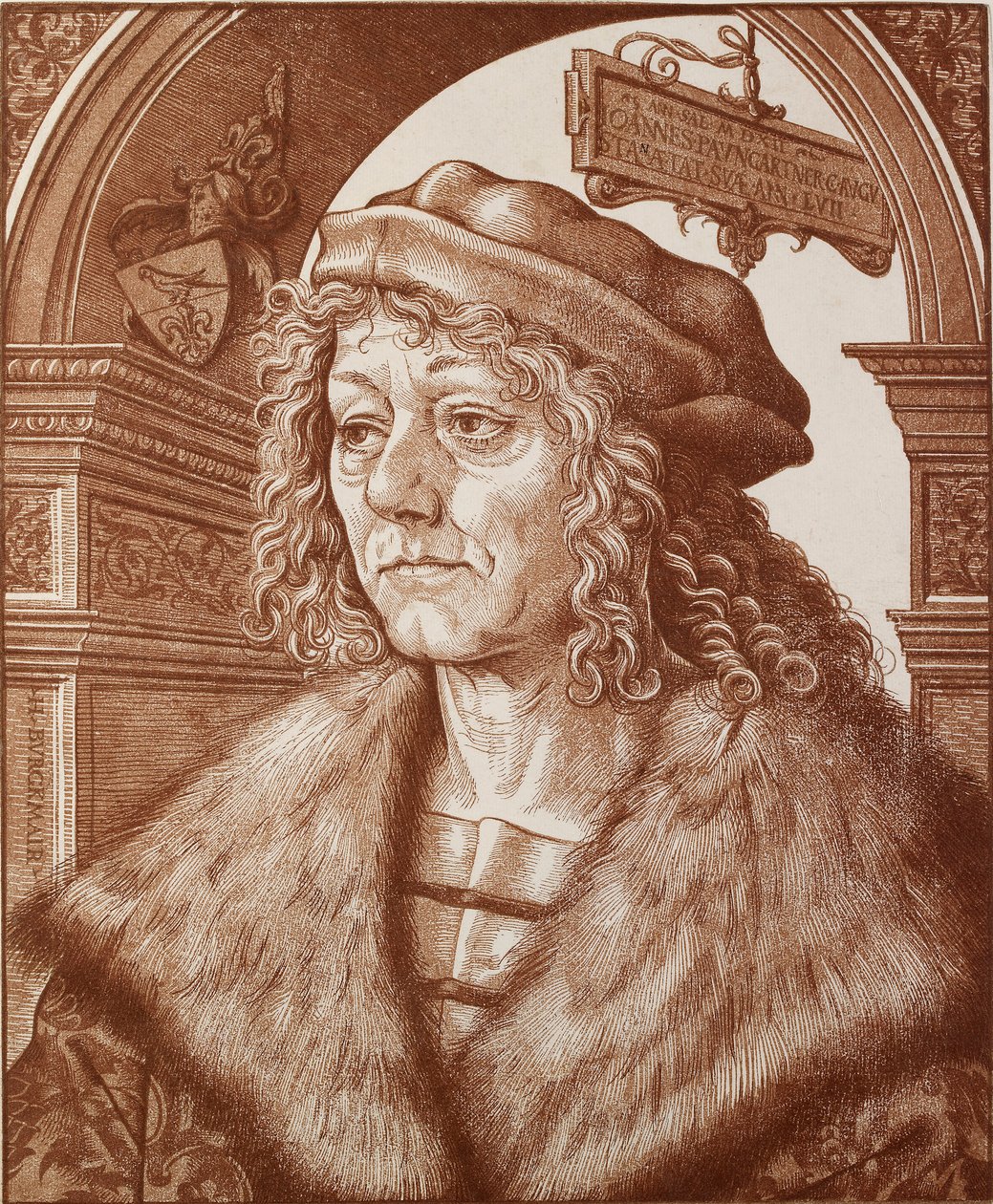 Portret van Johannes Paumgartner door the Elder Hans Burgkmair