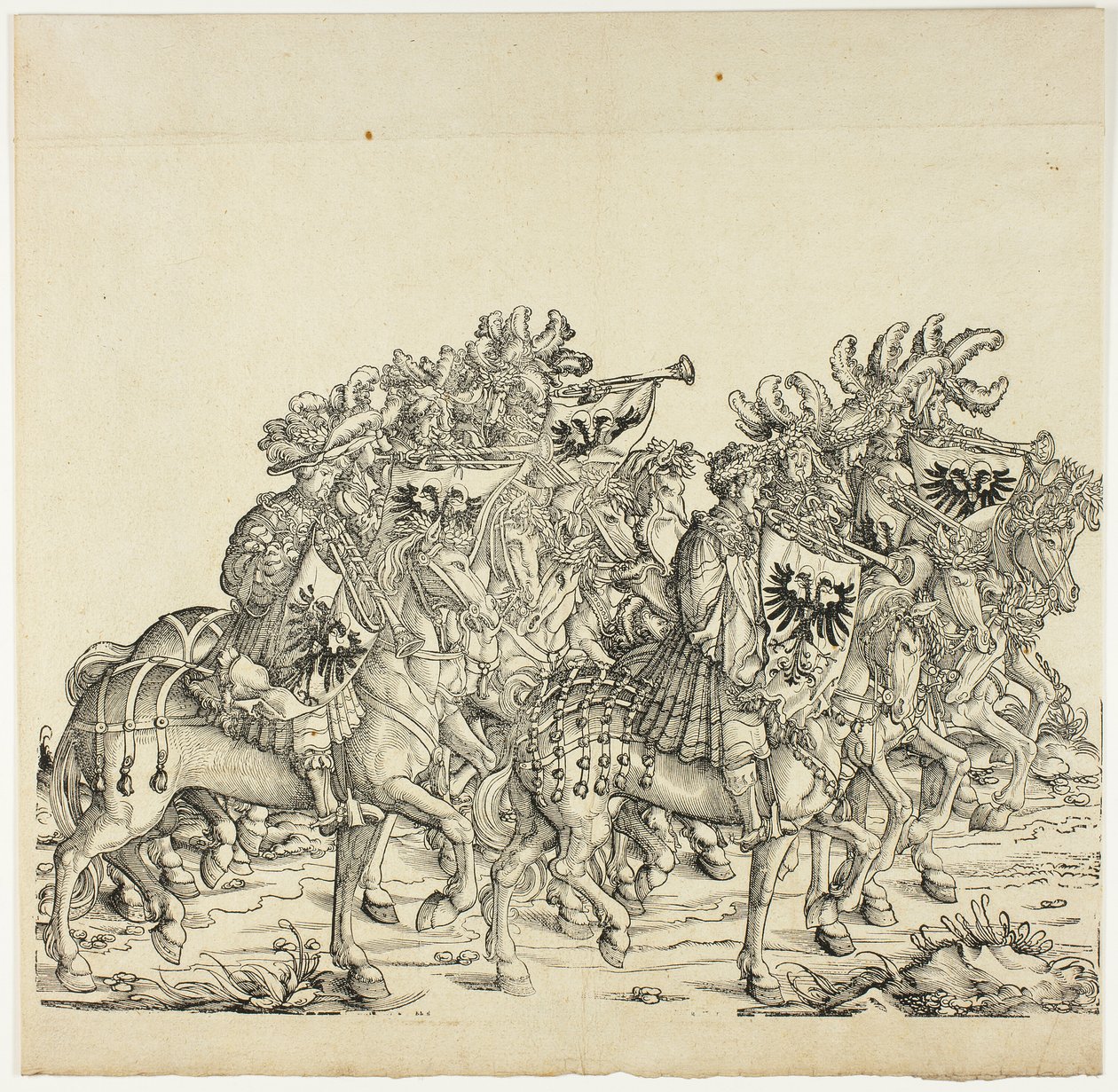 Triomf van Maximiliaan door the Elder Hans Burgkmair