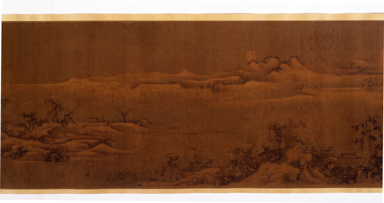 Winterlandschap door Unknown artist
