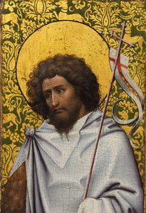 Johannes de Doper, c.1410 door (1375/8 1444) Master of Flemalle