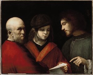 De Drie Leeftijden van de Mens - Olie op paneel, circa 1500
