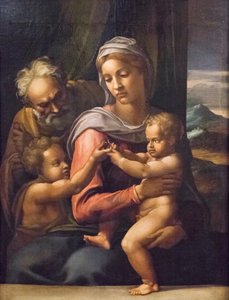 Heilige familie met Johannes de Doper