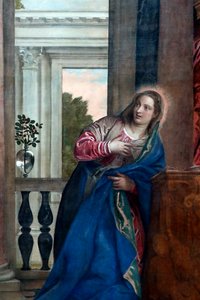 De Aankondiging aan de Maagd Maria 16e eeuw