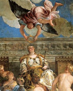 De Apotheose van Venetië (detail) door (1528 88) Veronese