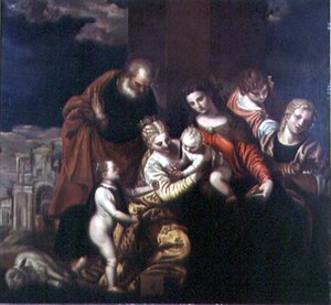 Het mystieke huwelijk van St. Catherine door Veronese